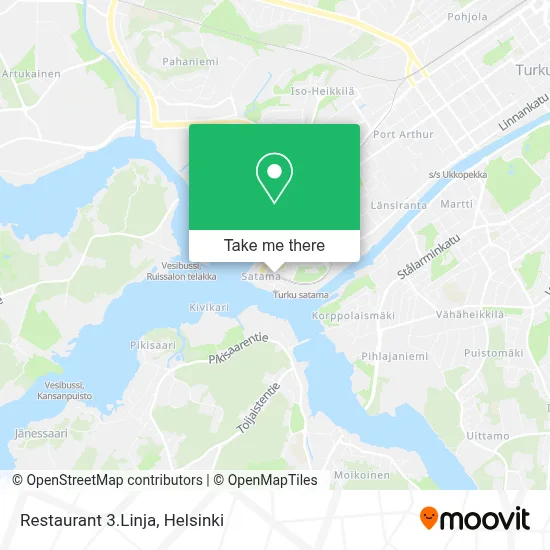 Restaurant 3.Linja map