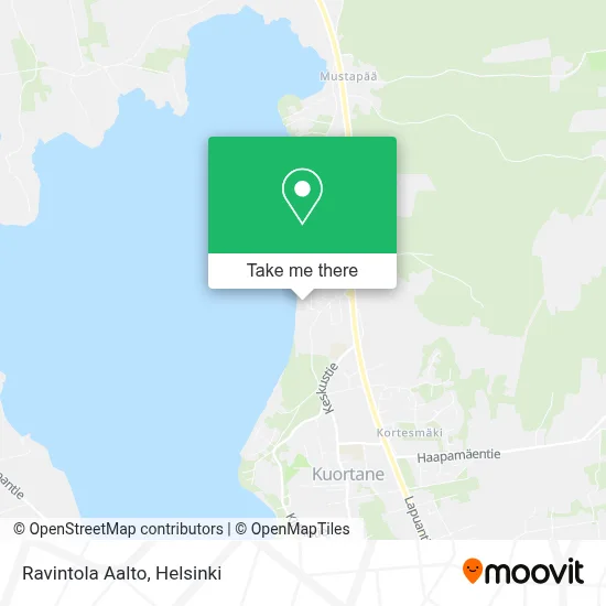 Ravintola Aalto map