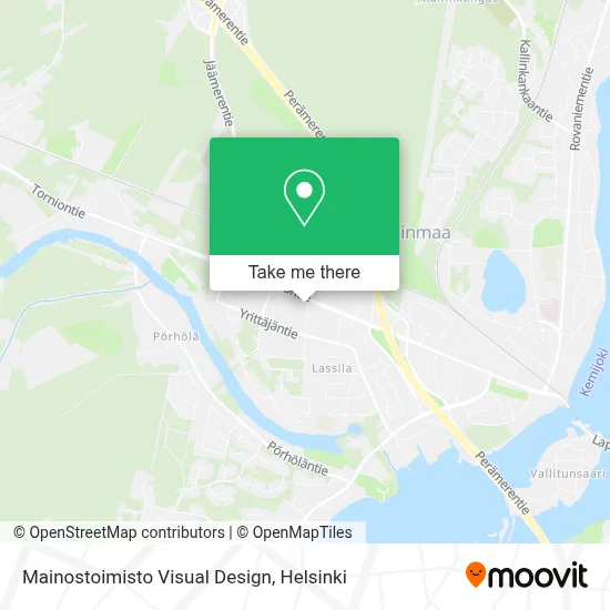 Mainostoimisto Visual Design map