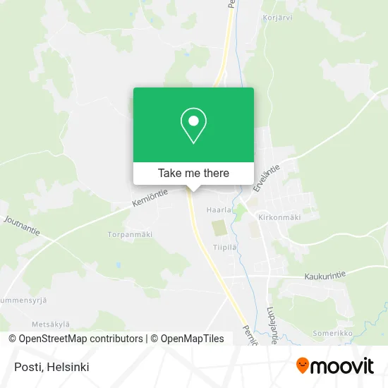 Posti map
