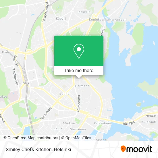 Smiley Chefs Kitchen map