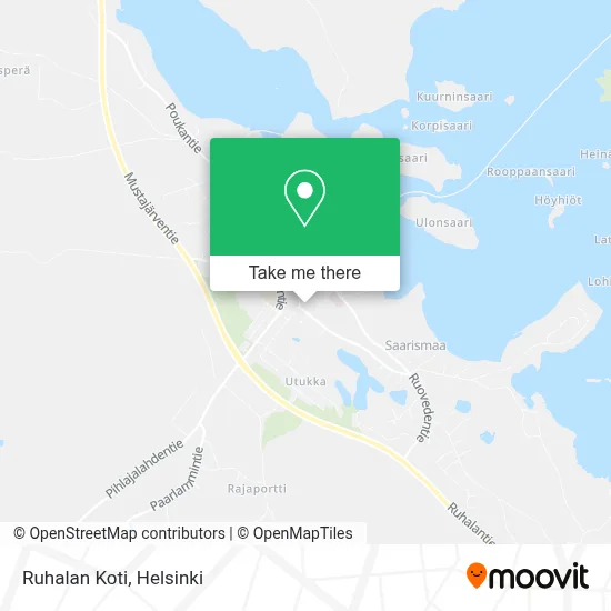Ruhalan Koti map