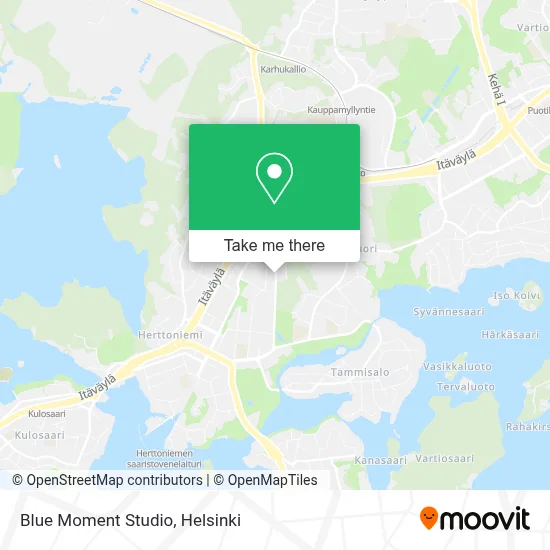 Blue Moment Studio map