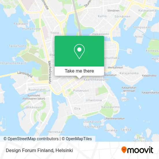 Design Forum Finland map