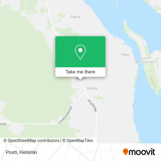 Posti map