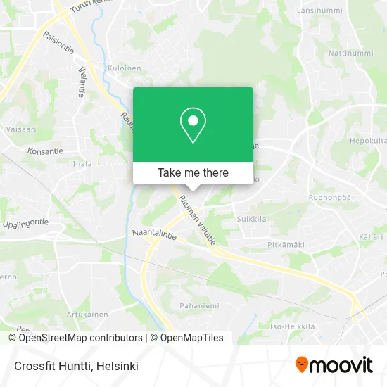Crossfit Huntti map