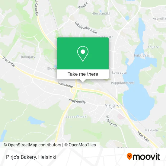Pirjo's Bakery map