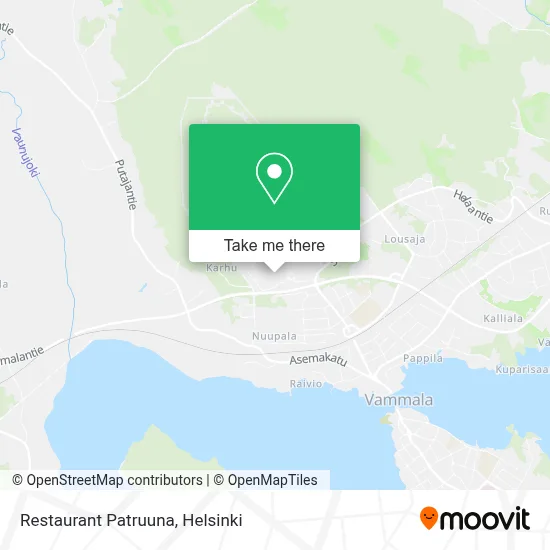 Restaurant Patruuna map