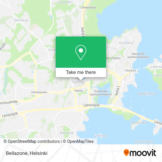 Bellazone map
