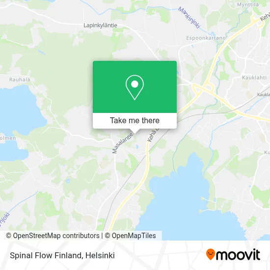 Spinal Flow Finland map