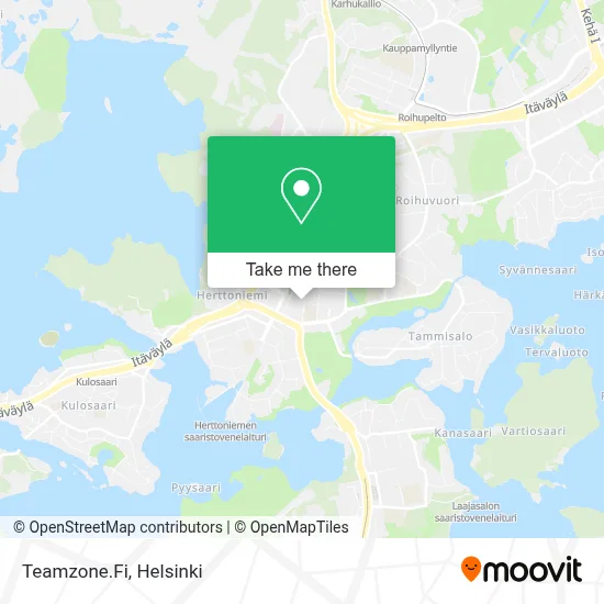 Teamzone.Fi map