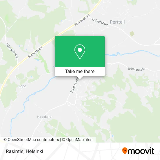 Rasintie map