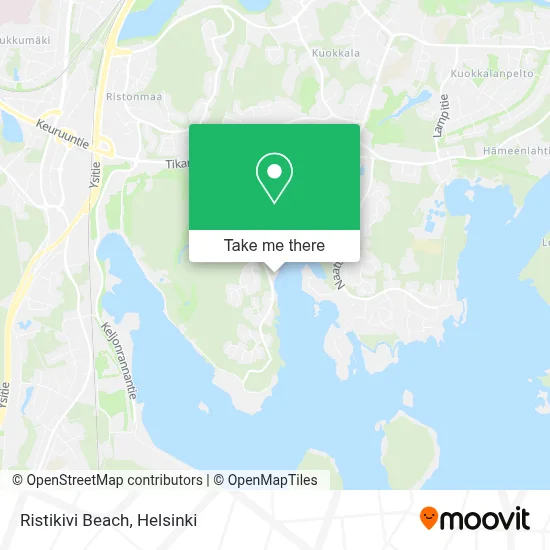 Ristikivi Beach map