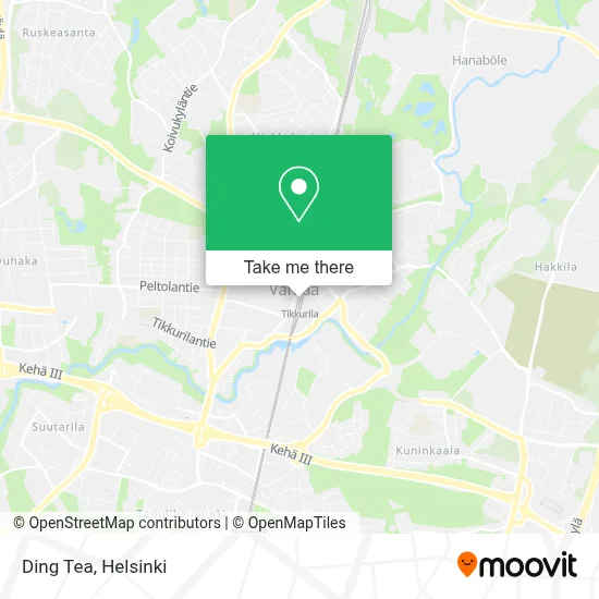 Ding Tea map