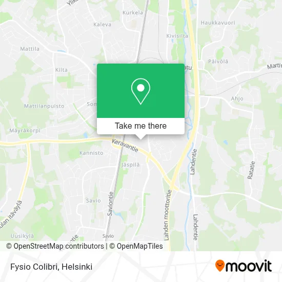 Fysio Colibri map