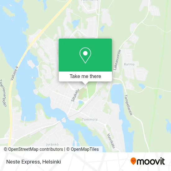 Neste Express map