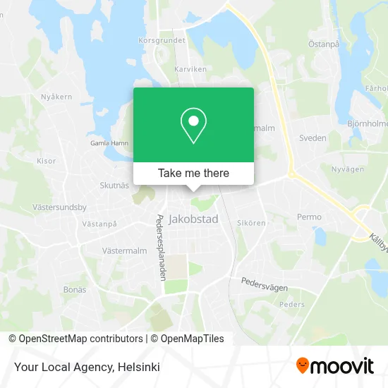 Your Local Agency map