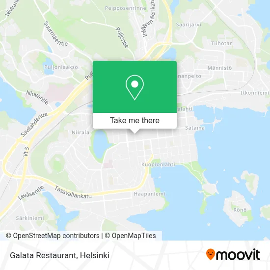 Galata Restaurant map