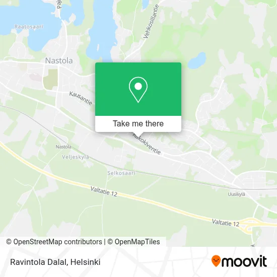 Ravintola Dalal map