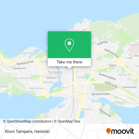Rioni Tampere map