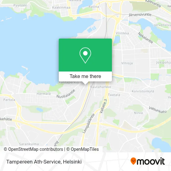 Tampereen Ath-Service map