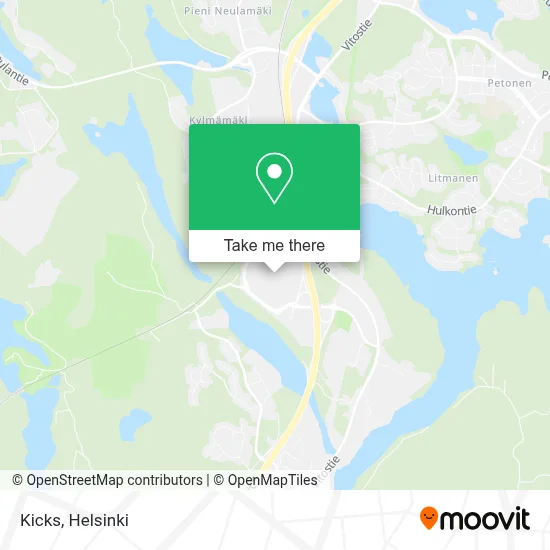 Kicks map