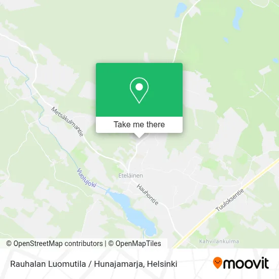 Rauhalan Luomutila / Hunajamarja map