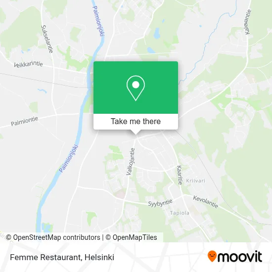 Femme Restaurant map