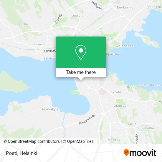 Posti map