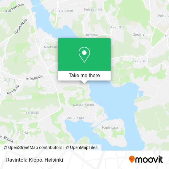 Ravintola Kippo map