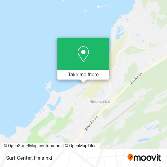 Surf Center map