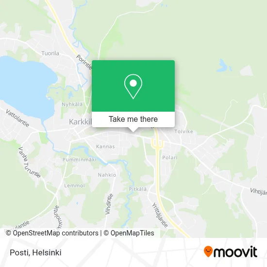 Posti map
