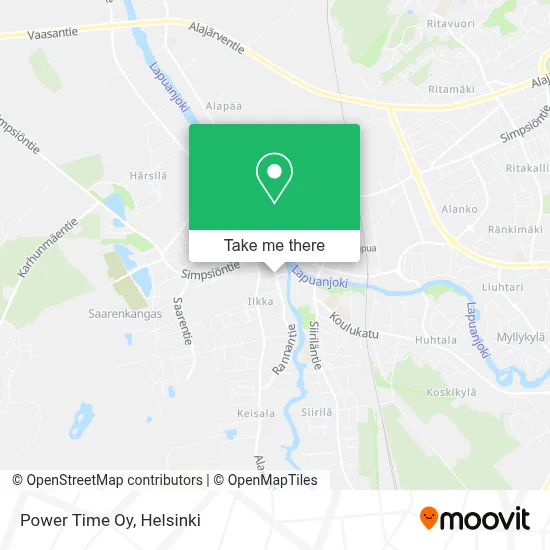 Power Time Oy map