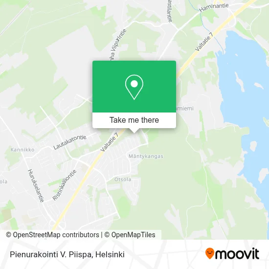 Pienurakointi V. Piispa map