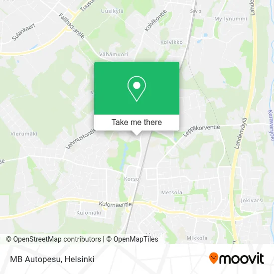 MB Autopesu map