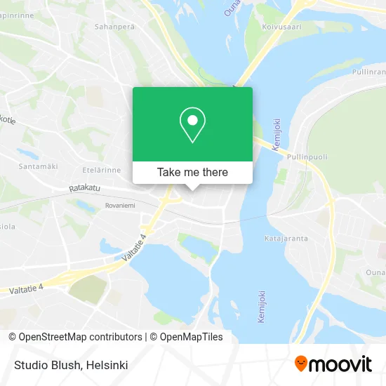 Studio Blush map
