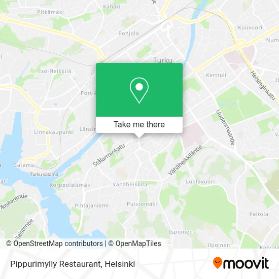 Pippurimylly Restaurant map