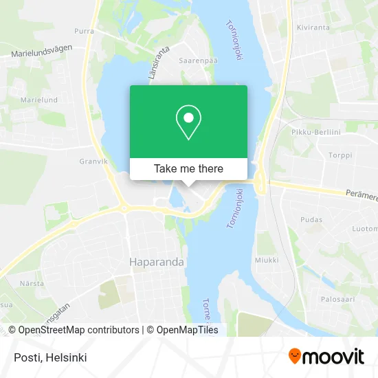 Posti map
