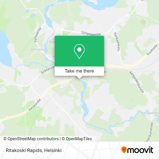 Ritakoski Rapids map