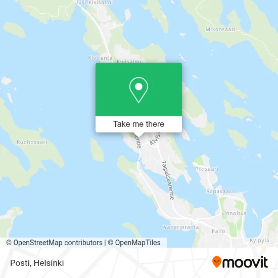 Posti map