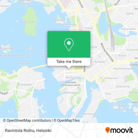 Ravintola Roihu map