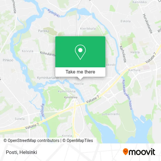 Posti map