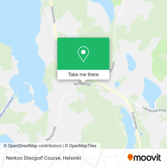Nerkoo Discgolf Course map
