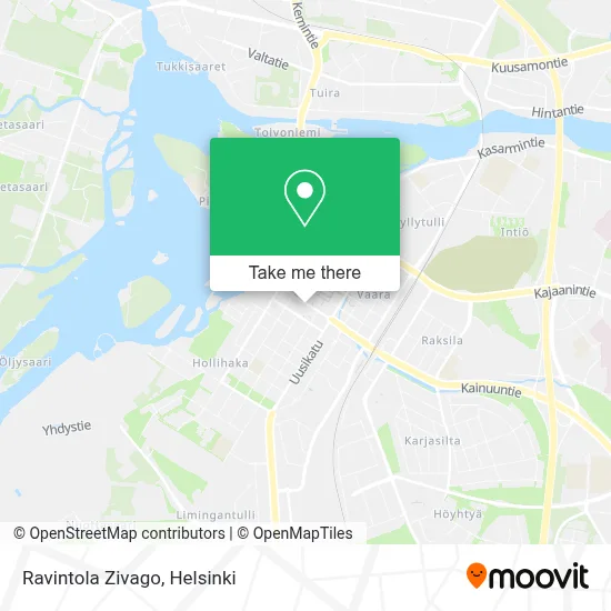 Ravintola Zivago map