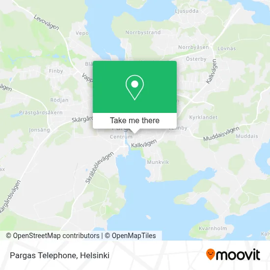 Pargas Telephone map