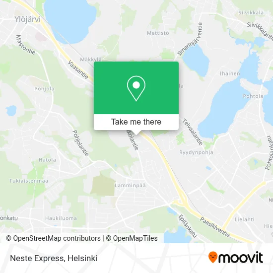 Neste Express map