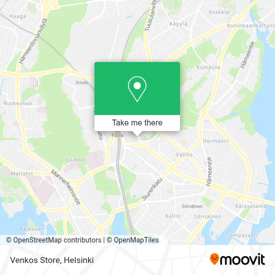 Venkos Store map