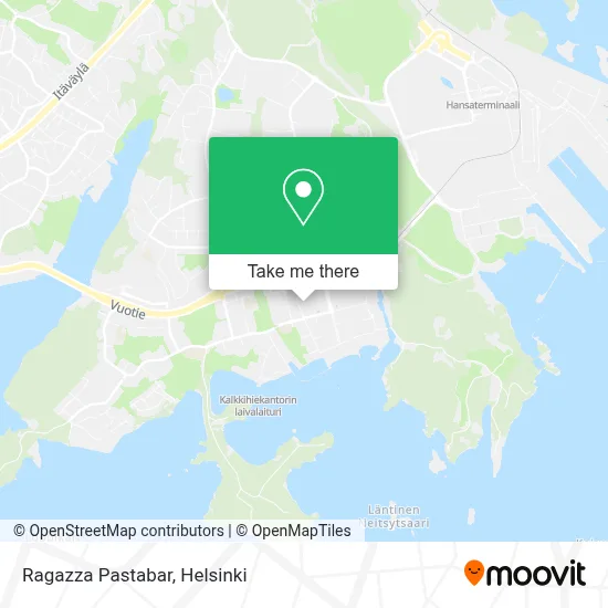 Ragazza Pastabar map