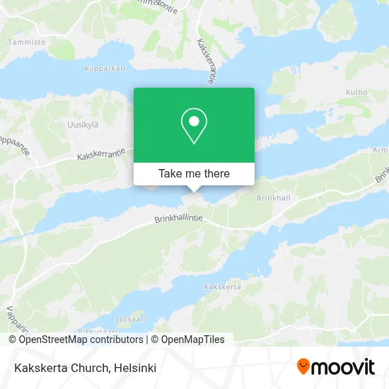 Kakskerta Church map
