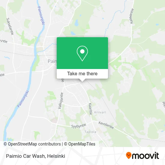 Paimio Car Wash map